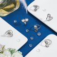 thumbnail image 4 of DIY Cuff Ring Making Kit Size 6 1/4 Open Cuff Ring Bezel Tray Stainless Steel Finger Ring Cabochon Ring Bases with Glass Cabochons Metal Cuff Rings Cabochon Domes Set for DIY Ring Making, 4 of 9