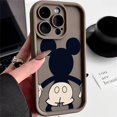 thumbnail image 4 of Disney Mickey Mouse Stitch Soft Case for iPhone 15 14 13 12 11 Pro Max XS X XR 8 7 6S 6 Plus SE 2020 Frosting Shockproof Cover, 4 of 4
