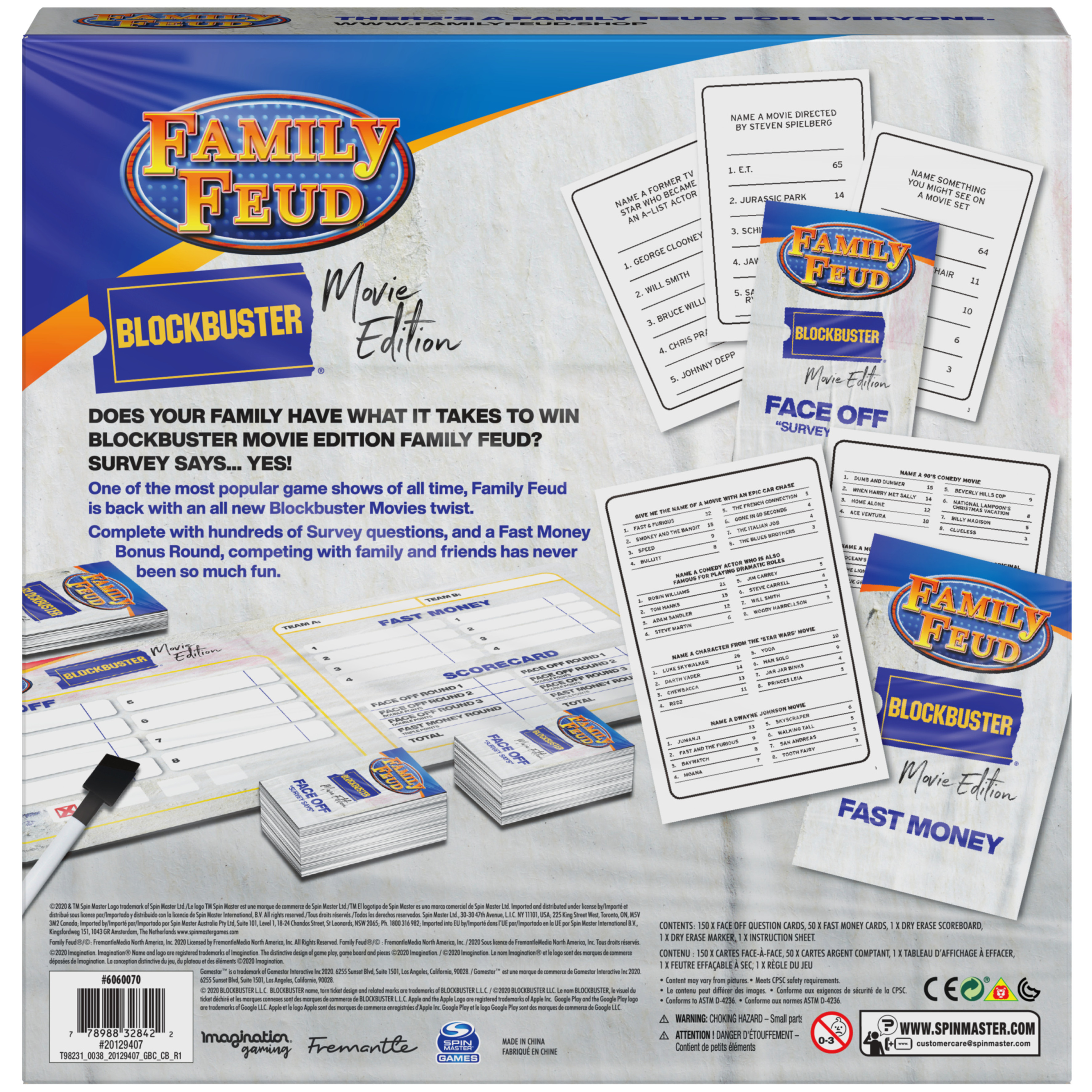 Family Feud Blockbuster Edition, Movie Trivia Survey Showdown Board Game for Ages 12 & up - image 4 of 6
