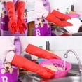 thumbnail image 6 of Winter clearance!High Quality Kitchen Wash Dishes Protect Hands Gloves Long Sleeve Waterproof Rubber Latex Gloves Cleaning Tool, 6 of 11