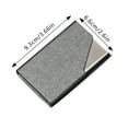 thumbnail image 2 of Stainless Steel Business Card Holder - Slim Aluminum Design, Professional for Trade Shows Networking Events, 2 of 3