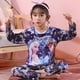 thumbnail image 3 of Conjunto de Pijamas para niños, ropa de dormir para el hogar con dibujos de unicornios, Frozen, Elsa, Mickey, novedad, 3 of 4