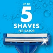 Gillette Sensor2, Pivoting Head Men's Disposable Shaving Razors with Lubrastrip, 12 Count