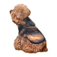 thumbnail image 4 of Bingfone Mythical Serpent Mountain Sunrise Dog Clothes Hoodie, Pet Winter Coat,Puppy Sweatshirts for Small Dogs Boy Girl,Suitable for All Breeds-Small, 4 of 6