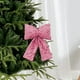 thumbnail image 5 of Adornos Navideños con Lazos, Colgantes con Lazos de Lentejuelas, Adornos para Ventanas y Adornos para Árboles de Navidad., 5 of 7