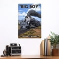 thumbnail image 2 of Cheyenne, Wyoming, Big Boy Steam Engine 4014 (12x18 Aluminum Art, Indoor Outdoor Metal Sign Decor), 2 of 5