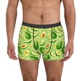 thumbnail image 2 of Bingfone Green Avocado Men's Underwear - Casual Stretch Boxer Briefs-X-Large, 2 of 7