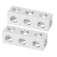 thumbnail image 4 of Square Beam Accessory,2pcs 3 Holes Square Replacement Square Beam Robotic Square Beam Rugged and Tough, 4 of 8