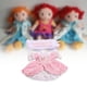 thumbnail image 1 of Vestido de princesa para muñecas perfke con diadema para muñecas de 38 cm Rosa, 1 of 9