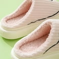 thumbnail image 5 of Taqqpue Women's Slippers Thick Bottom Non-slip Cotton House Slippers Soft Comfy Memory Foam Slip-On Indoor House Shoes with Non-Slip Sole, 5 of 7