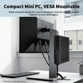 thumbnail image 5 of HP Elite 800 G9 MFF Business Desktop, Intel Core i7-12700T, 16GB DDR5, 1TB SSD, Windows 11 Pro, Black, 5 of 7