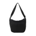 thumbnail image 2 of Solid Color Crossbody Bag Waterproof Nylon Fabric Bag Large Capacity Lightweight Shoulder Bag For Female Students Cloth Bag, 2 of 7
