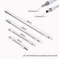 thumbnail image 2 of Lefu 1/4 Hex Flexible Shaft Bit Holder Impact Driver Ratchet Screwdriver Extend Rod, 2 of 7