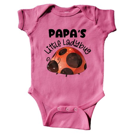 

Inktastic Papa s Little Ladybug Gift Baby Boy or Baby Girl Bodysuit