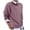 Pink, variant on Women's Casual Collared 2 in 1 Pullover Tops Long Sleeve Plus Size Round Neck Solid Color Knit Warm Sweaters