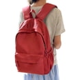 thumbnail image 3 of 19 IN Retro Gothic Letter Backpack, Soft Nylon Casual Daypack, Stretch Side Storage Shoulder Bag, 3 of 7