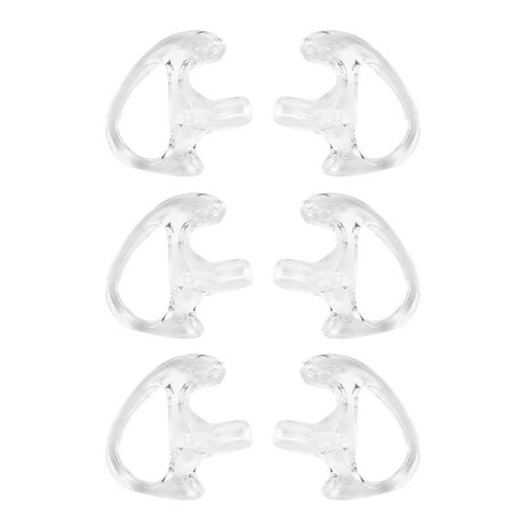 Soft Radio Earmold Replacing Earpiece Insert Acoustic Coil Tube Audio Kits Headphone Accessories S