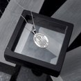 thumbnail image 6 of Picturesongold.Com Saint Augustus Oval Religious Medal Necklace Pendants - 1/2 x 2/3 inch Size of Dime, Solid 14K White Gold, 6 of 6