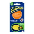 thumbnail image 2 of Sellotape Distributeur à Main avec Ruban Mat Invisible, les Deux Mains Libres pour l'Artisanat et l'Emballage, Inclut Distributeur Rechargeable & Rouleau de Ruban Mat Invisible (18mm x 15m), 2 of 4