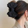 thumbnail image 3 of Pinces à Cheveux Arc Pinces à Cheveux Femmes Noir Bowknot Mode Pince à Cheveux Épingle à Requin, 3 of 8