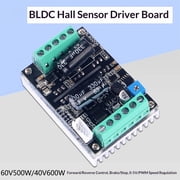 BLDC Brushless Motor Controller 60V 500W Power With Hall Sensors Support 0-5V Analog And PWM2-5V Control For 3D Printer
