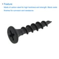 thumbnail image 4 of Uxcell #8 x 63/64-inch Wood Screws Carbon Steel Self Tapping Black 50 Pack, 4 of 5