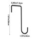 thumbnail image 3 of Wreath Hanger Door Metal Door Hook Decoration Hooks Wreath Small Pendant Hooks, 3 of 6