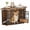 Brown, variant on Scohul 52" Large Corner Dog Crate Furniture, Media Console TV Stand Kennel, Heavy-Duty Indoor Pet Kennel for Large Dogs, Grey