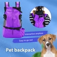 thumbnail image 1 of CBFFDC Sac de Rangement pour Fournitures pour Animaux Sac à Dos de Voyage Résistant aux Rayures Transporteur Extérieur pour Petits Chiens Réglable avec Boucle de Fixation Pliable et Respirant, 1 of 7