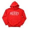 thumbnail image 6 of Merry Christmas Varsity Checkered - Hoodie, 6 of 6