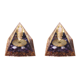thumbnail image 2 of Orgonita Chakra Cristal Natural Orgón Pirámide Reiki Piedra Blanco, 2 of 7