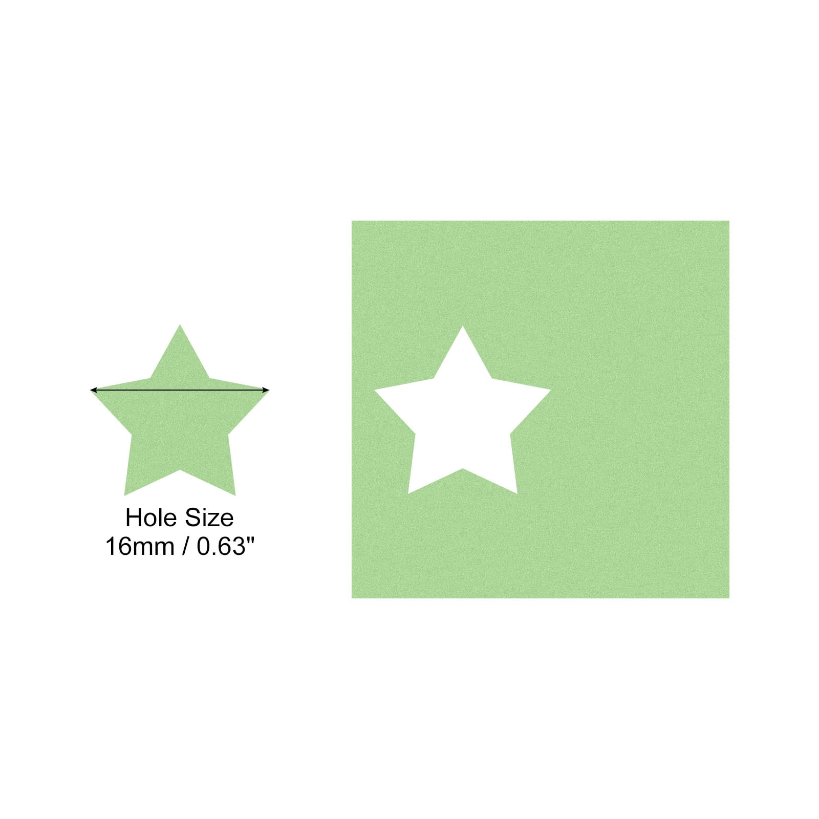 Star Hole Puncher Icon PowerPoint Presentation and Slides