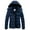 Navy, variant on KVE Women's Hooded Winter Coat Warm Quilted Thicken Puffer Jacket with Removable Hood Grey X-Large
