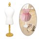 thumbnail image 1 of Doll Display Holder Maniquí Modelo Stand Accesorios con Base de forma forma forma Forma Maniquí Femenino para Mascotas Exhibición Amarillo Salvador perchas para muñecas, 1 of 10