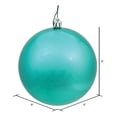 thumbnail image 2 of Vickerman 8" Teal Shiny Ball Ornament, 2 of 5