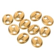 thumbnail image 1 of 10Pcs Stainless Steel Double Oval Bead Connectors for DIY Jewelry Making Golden Color, 1 of 8