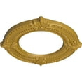 thumbnail image 3 of Ekena Millwork 11 1/8"OD x 6 1/8"ID x 5/8"P Benson Ceiling Medallion (Fits Canopies up to 6 1/8"), Hand-Painted Iridescent Gold, 3 of 7