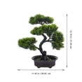 thumbnail image 2 of PTOOTP Assorted Color Artificial Pine Tree Bonsai for Indoor Decoration Bedroom and Balcony, 2 of 6