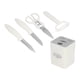 thumbnail image 4 of Juego de cuchillos de cocina Sincero 5 piezas Acero inoxidable con base de almacenamiento, 4 of 10