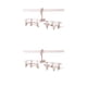 thumbnail image 1 of Toystoory Tendedero plegable de 12 clips, ropa interior plegable multifuncional, pinzas para calcetines, pinzas de plástico para ropa, colgador caqui 2piezas, 1 of 6
