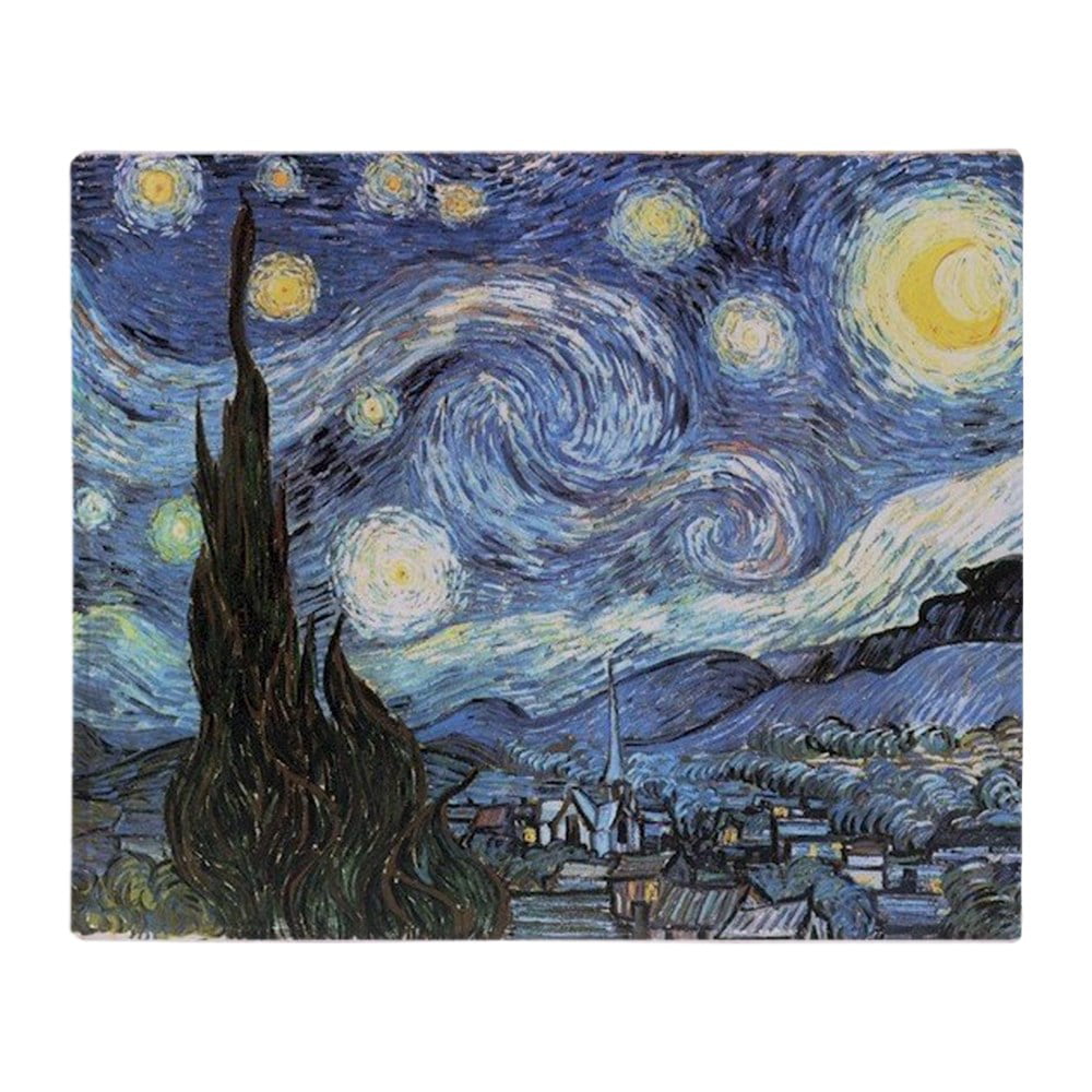 Van Gogh blue cosy soft Throw Blanket 
