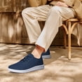 thumbnail image 6 of vibdiv Walking Shoes for Men Non Slip Running Shoes Lightweight Breathable Shoes Workout Gym Fashion Sneakers Navy Blue Size 10, 6 of 6