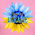 thumbnail image 3 of CafePress - Pray For Ukraine Blue And Yellow Sunflower T Shirt - Women's Traditional Fit Dark T-Shirt, 3 of 4