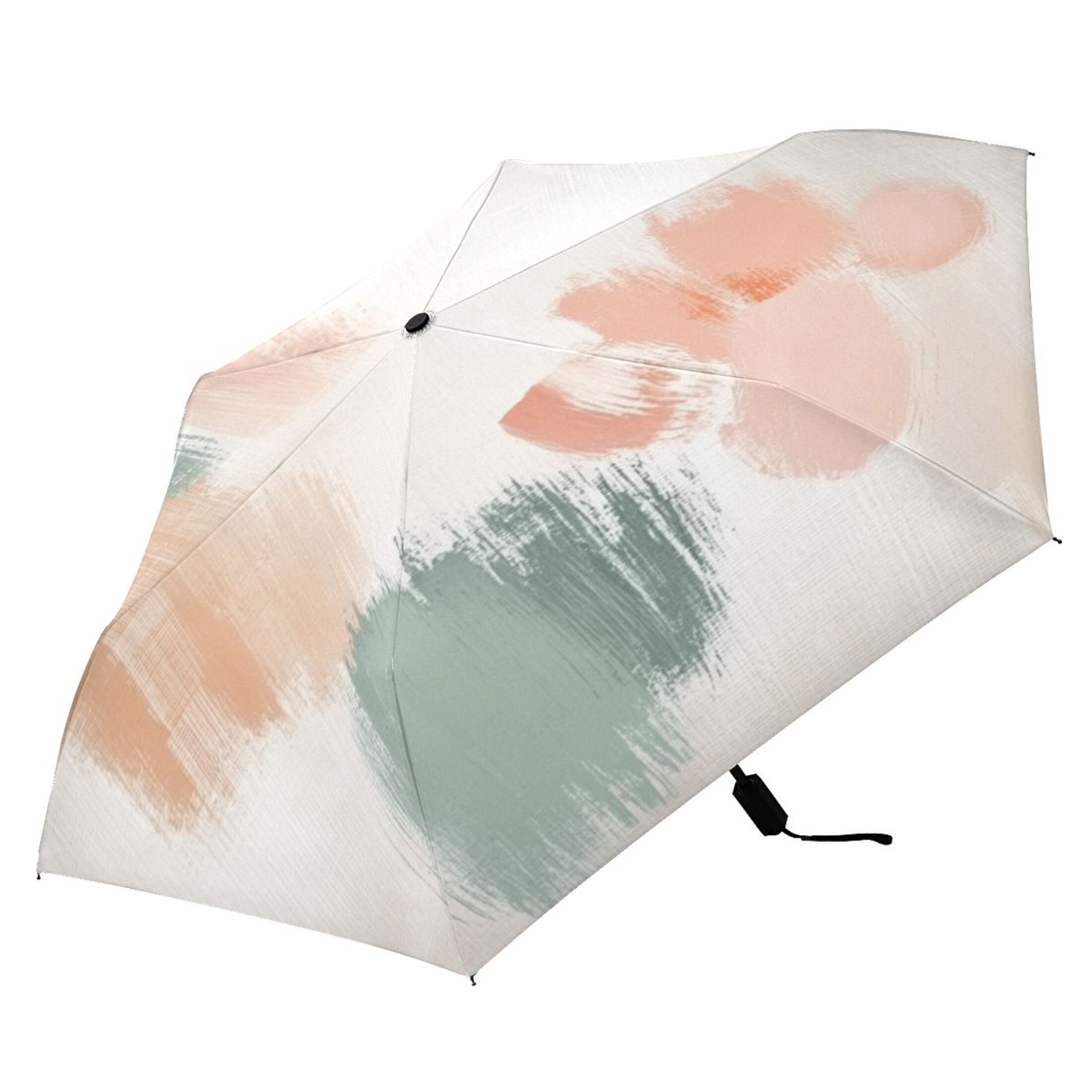 Pastel Color Pattern UV50+ Sunscreen Portable Umbrella, Waterproof, Ultra Lightweight 240g