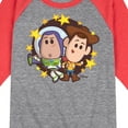 thumbnail image 3 of Disney's Toy Story - Buzz And Woody - Toddler & Youth Raglan Graphic T-Shirt, 3 of 6