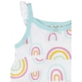 thumbnail image 3 of Gerber® Baby & Toddler Girl Dress, Diaper Cover & Sun Hat Outfit Set,3-Piece,(Newborn - 5T), 3 of 8