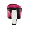 thumbnail image 4 of Ninety Union Florence Metal Heel Slide, Fuchsia, 5, 4 of 5