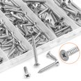 thumbnail image 4 of #7 X 1/2"" 5/8"" 3/4"" 1"" 1-1/4"" Juego De Tornillos Para Madera Helifouner 160 Piezas Kit Surtido De Tornillos Autorroscantes De Cabeza Avellanada Phillips Tornillos Para Madera De Cabeza Plana Phil, 4 of 5