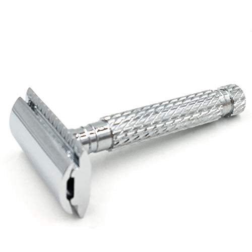 Parker 94R "Hefty" Double Edge Safety Razor & 5 Parker Premium DE Blades