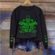 thumbnail image 1 of Herrnalise - Sudadera con estampado de trébol del Día de San Patricio para mujer, sudadera con trébol irlandés, suéter holgado de manga larga, prepárate para la grandeza por menos, 1 of 4